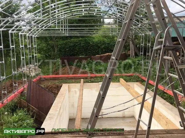 Теплица Ударница Благодатная, ширина 4/5 м, труба 40х20 + 20х20 Теплица Ударница Благодатная, ширина 4/5 м, труба 40х20 + 20х20